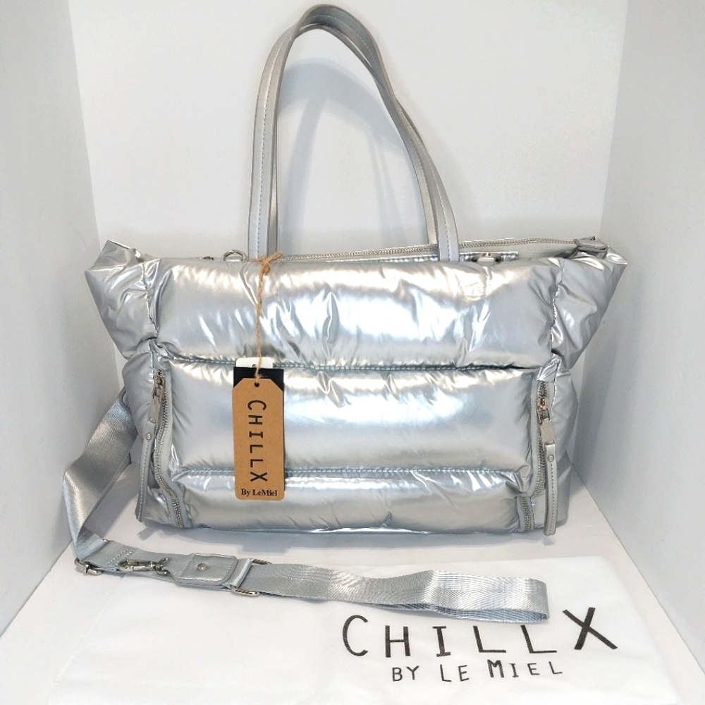 Chill X by LeMiel Puffer Tote Bag, NWT